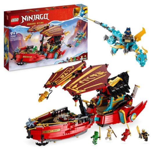 LEGO® NINJAGO® 71797 Barco de Asalto Ninja: Carrera Contra el Tiempo (1739 piezas)