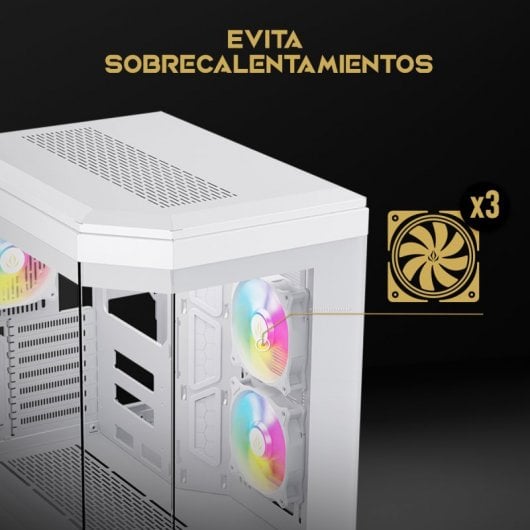 Forgeon Kyber ARGB Verre Trempé USB 3.0 Blanc
