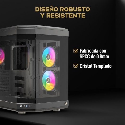 Forgeon Kyber ARGB Cristal Templado USB 3.0 Negra