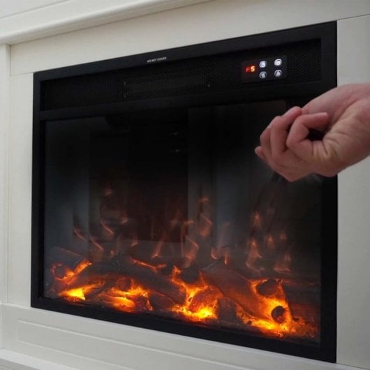 Chimenea Mural 1500w Caminetto Fuego Omar Blanco