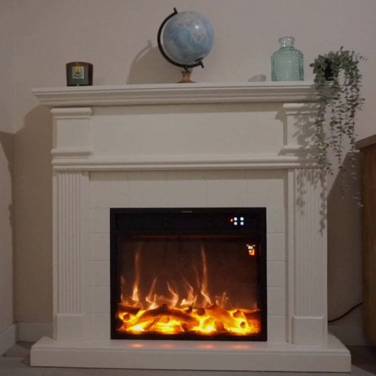 Chimenea Mural 1500w Caminetto Fuego Omar Blanco