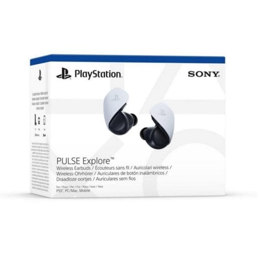 Sony PULSE Explore Auriculares de Botón Inalámbricos para PS5 Blancos