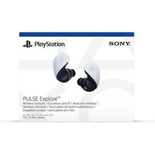 Sony PULSE Explore Auriculares de Botón Inalámbricos para PS5 Blancos
