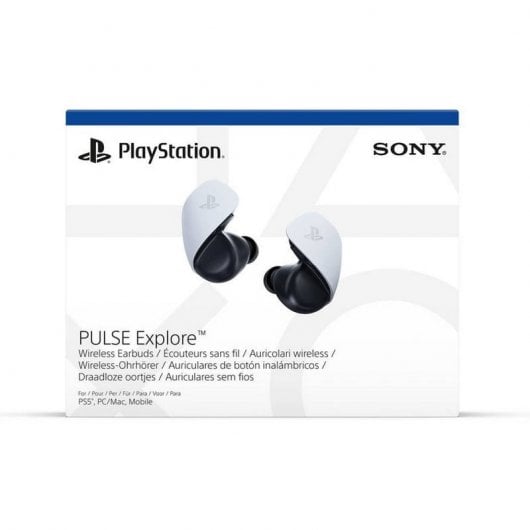 Sony PULSE Explore Auriculares de Botón Inalámbricos para PS5 Blancos