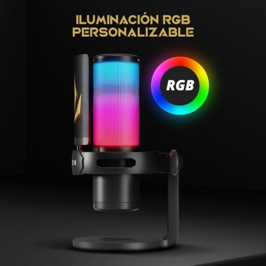 Microfono a condensatore USB Forgeon Spell RGB