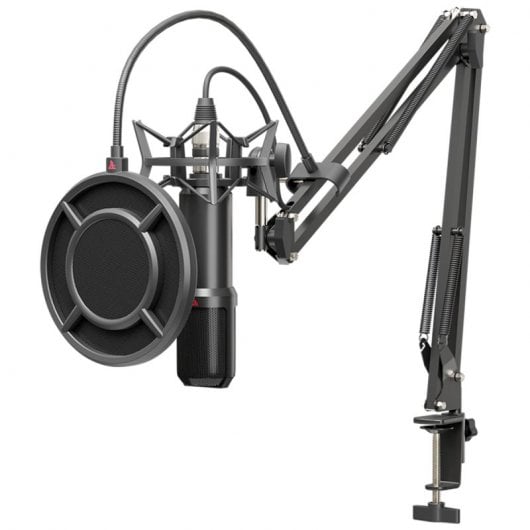 Tempest Battleshout 300 XLR Microphone à condensateur cardioïde