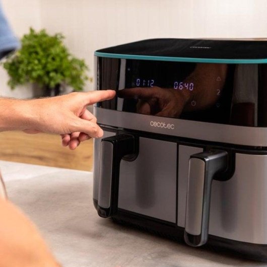 Cecofry DuoSize 9000 Freidora de Aire sin Aceite Digital 9 L