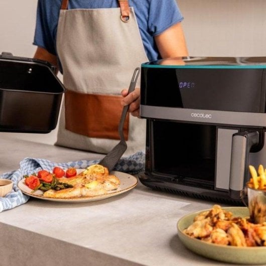 Cecofry DuoSize 9000 Freidora de Aire sin Aceite Digital 9 L