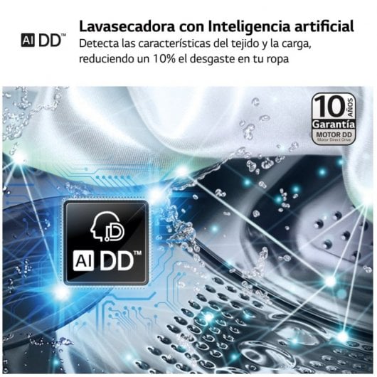 LG Serie 750 F4DR7511AGW Lavasecadora Carga Frontal 11Kg/6Kg D Blanca