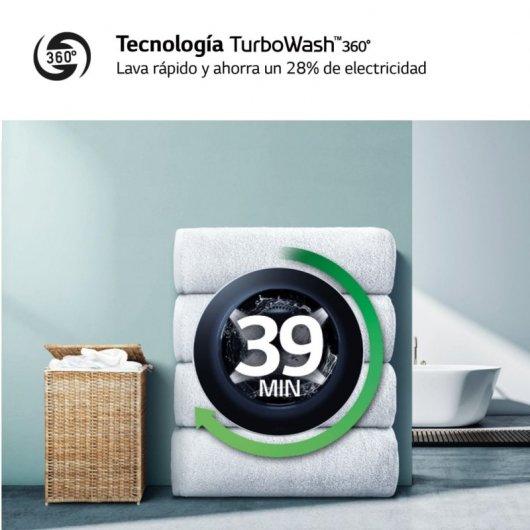 LG Serie 750 F4DR7511AGW Lavasecadora Carga Frontal 11Kg/6Kg D Blanca