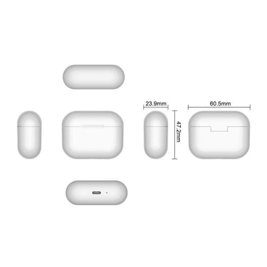 Écouteurs Daewoo DW2005 sans fil Bluetooth avec annulation de bruit Blancs