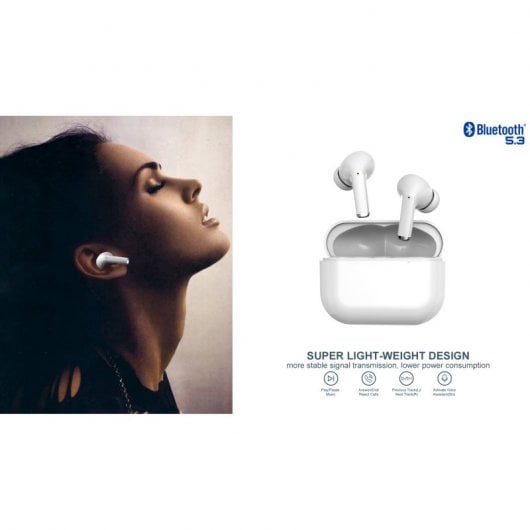 Daewoo Tws In Ear DW2002 Kabellose Kopfhörer mit Ladeetui weiß