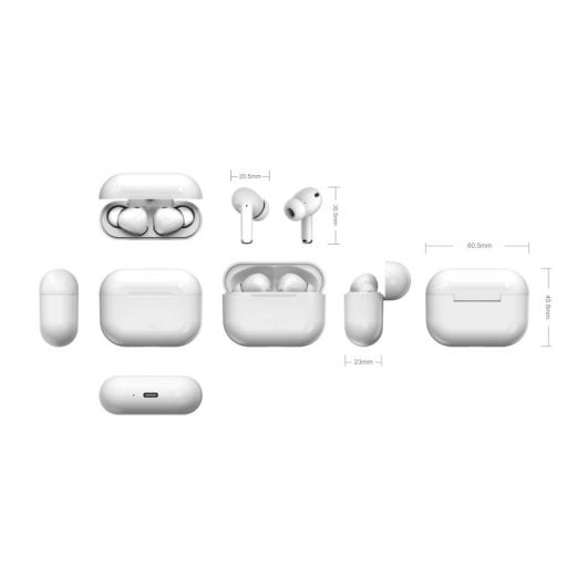 Daewoo Tws In Ear DW2002 Kabellose Kopfhörer mit Ladeetui weiß