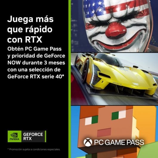 PC Game Pass y GeForce NOW Priority 3 Meses