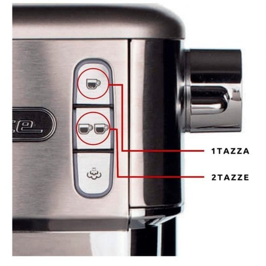 Ariete 1380 Cafetière Expresso 15 barres Inox