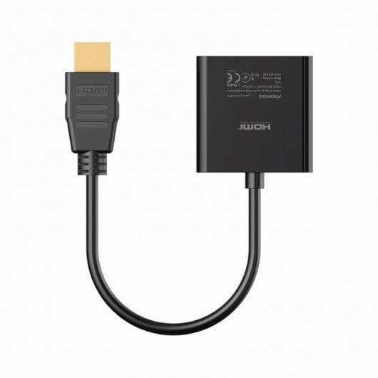 Cavo adattatore Promate Prolink-h2v da HDMI a VGA FullHD nero