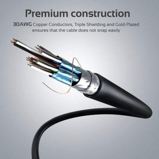 Promate Prolink4k2-150 Cable Alta Definición HDMI 4K 1.5m Negro