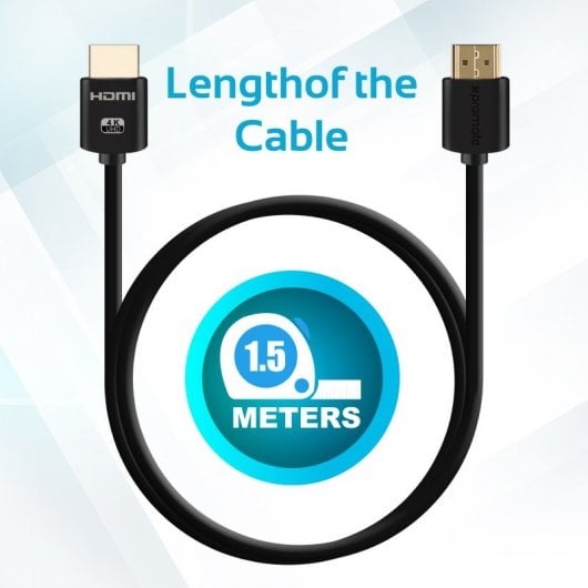 Promate Prolink4k2-150 Cable Alta Definición HDMI 4K 1.5m Negro