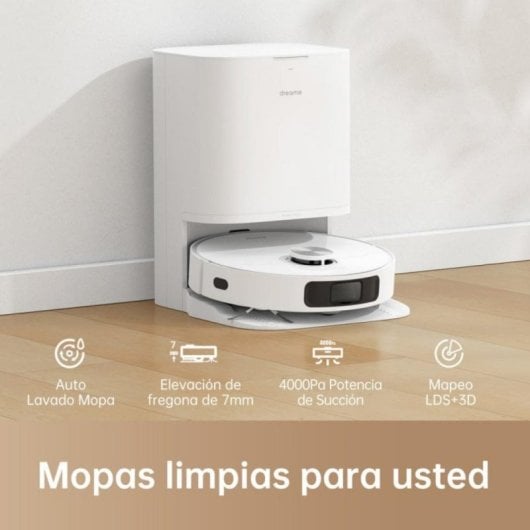 Dreame L10 Prime Robot Aspirador con Base de Autovaciado Blanco