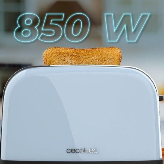 Tostapane Cecotec Toastin' time 850 Blue 2 Fette Acciaio 850W Blu