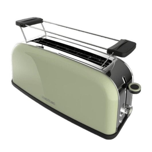 Toaster Cecotec Toastin' time 850 Green Long 850W Edelstahl lange Slot grün