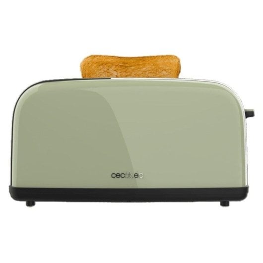 Toaster Cecotec Toastin' time 850 Green Long 850W Edelstahl lange Slot grün