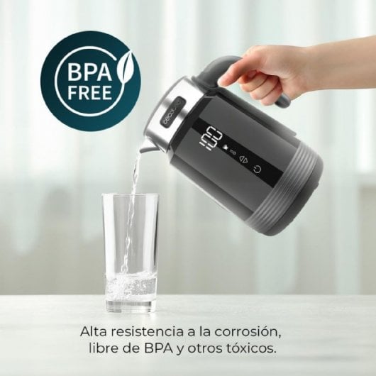 ThermoSense 600 Touch Black Hervidor de Agua 1.7L 2200W