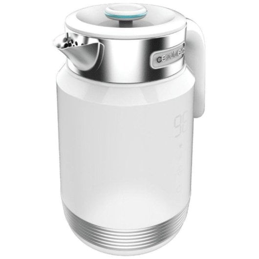 Chaleira elétrica Cecotec ThermoSense 600 Touch 1,7L 2200W branca com ajuste de temperatura