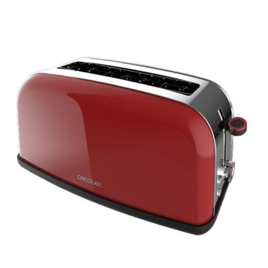 Cecotec Toastin' time 850 Red Long Lite Tostador 1 Rebanada Larga 850W en Rojo