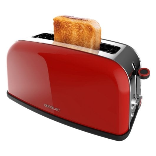 Cecotec Toastin' time 850 Red Long Lite Tostador 1 Rebanada Larga 850W en Rojo