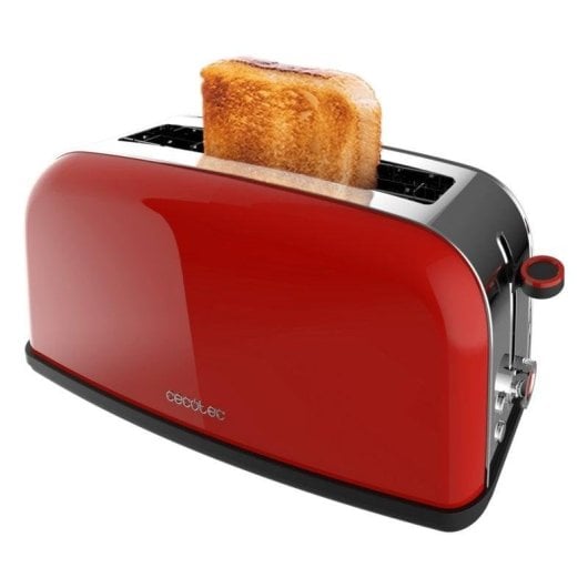 Toaster Cecotec Toastin' time 850 Red Long Lite 850W Langer Schlitz Rot