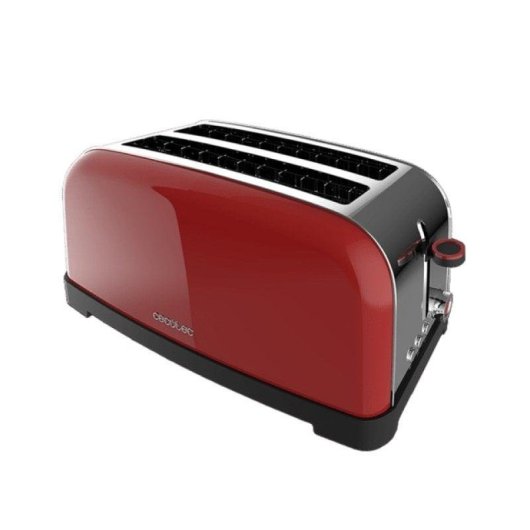 Tostapane Cecotec Toastin' time 1500 Red Lite 2 Fessure Lunghe 1500W Rosso