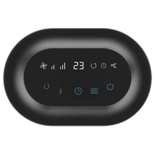 Termoventilatore Cecotec ReadyWarm 1550 Max Ceramic Rotate Smart Black 1500W Oscillazione Display LED