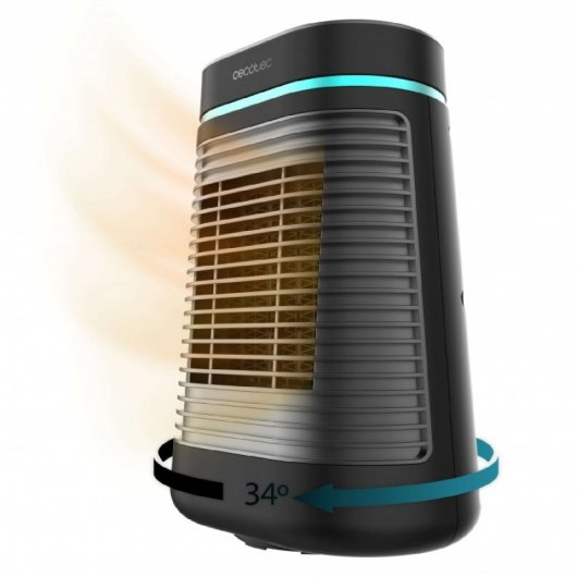 Cecotec ReadyWarm 1550 Max Ceramic Rotate Black Calefactor Cerámico 1500W