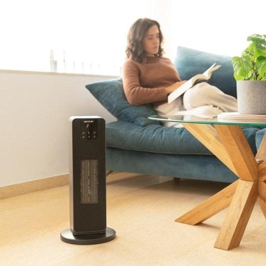 Keramik-Heizgerät Cecotec ReadyWarm 2000 Max Ceramic Rotate Smart 2000 W Schwarz Oszillation Fernbedienung