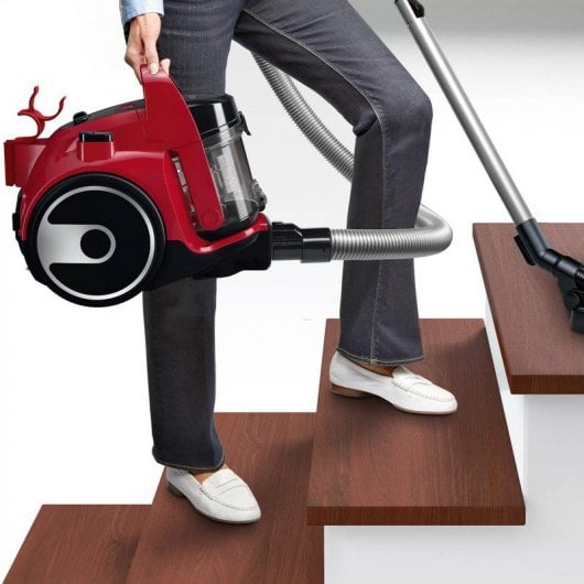 Bosch BGC05A322 Aspiradora Ciclónica Trineo sin Bolsa Negra/Roja