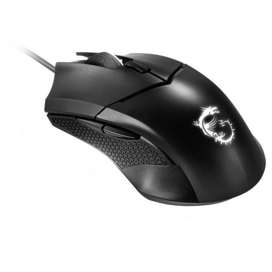 MSI Clutch DM07 Ratón Gaming Óptico 4200 DPI Negro