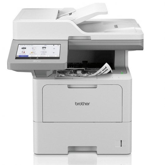 Stampante fax fronte/retro multifunzione laser monocromatica Brother MFC-L6910DN bianca