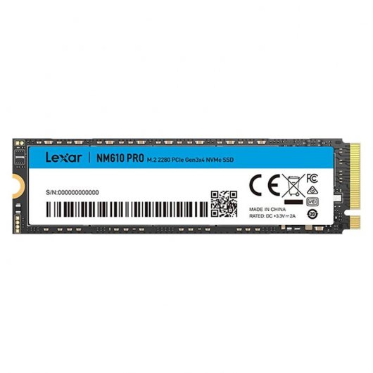 SSD Lexar NM610PRO da 500 GB M.2 PCI Express 3.0 NVMe