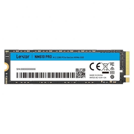 Lexar NM610PRO SSD 2 To M.2 PCI Express 3.0 NVMe