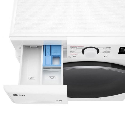 LG F2DR5S09A1W Máquina de Lavar e Secar Roupa 9Kg/5Kg E Branca