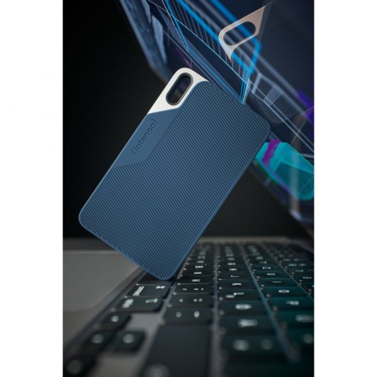 Intenso TX100 Disco Duro Externo SSD 500GB USB-C Azul