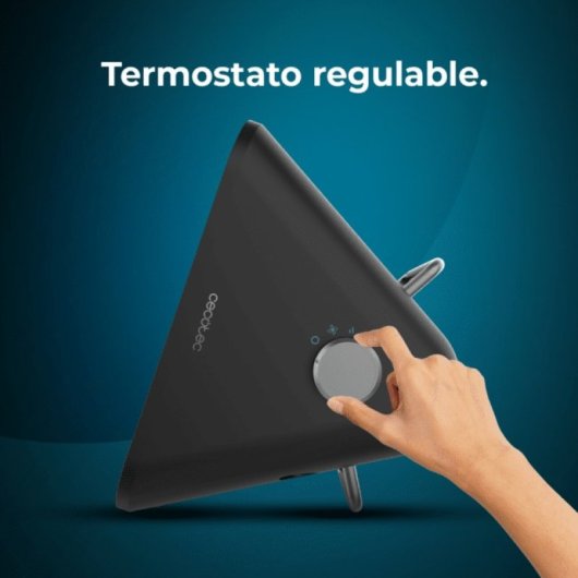 Riscaldatore da tavolo in ceramica nera Cecotec ReadyWarm 1500 Max Design in ceramica 1500W