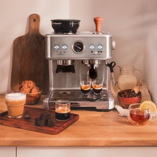 Cecotec Power Espresso 20 Barista Maestro Cafetera Espresso 20 Bares y Manómetro 2250W