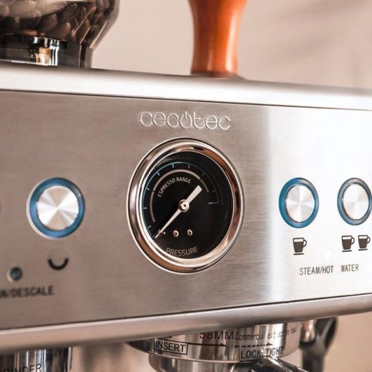 Cecotec Power Espresso 20 Barista Maestro Cafetera Espresso 20 Bares y Manómetro 2250W