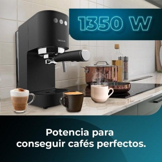 Cecotec Express Cafelizzia Fast Cafetera Espresso 20 Bares 1350W Negra