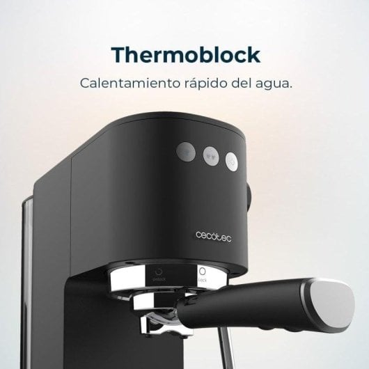 Cecotec Express Cafelizzia Fast Cafetera Espresso 20 Bares 1350W Negra