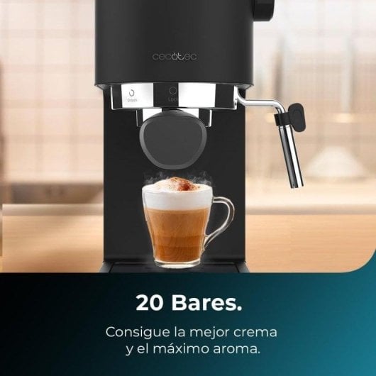 Cecotec Express Cafelizzia Fast Cafetera Espresso 20 Bares 1350W Negra