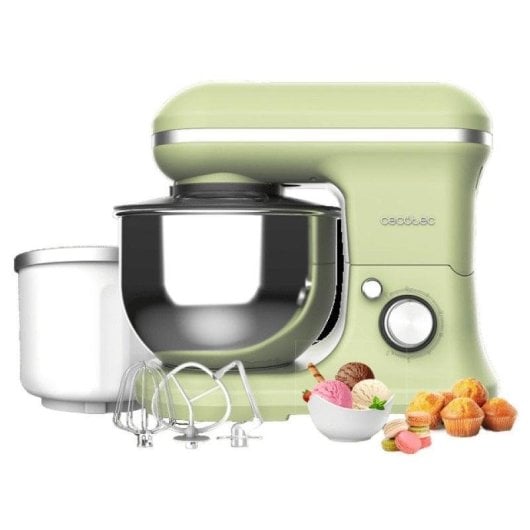 Cecotec Cecomixer Merengue Ice-Cream Green Batidora Amasadora 5 Funciones 5L 1200W Verde
