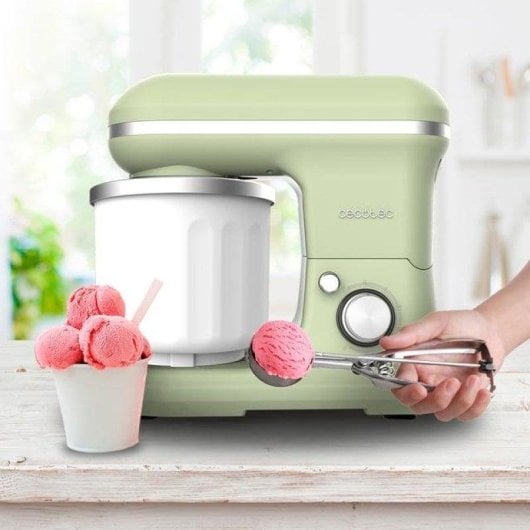 Cecotec Cecomixer Merengue Ice-Cream Green Batidora Amasadora 5 Funciones 5L 1200W Verde